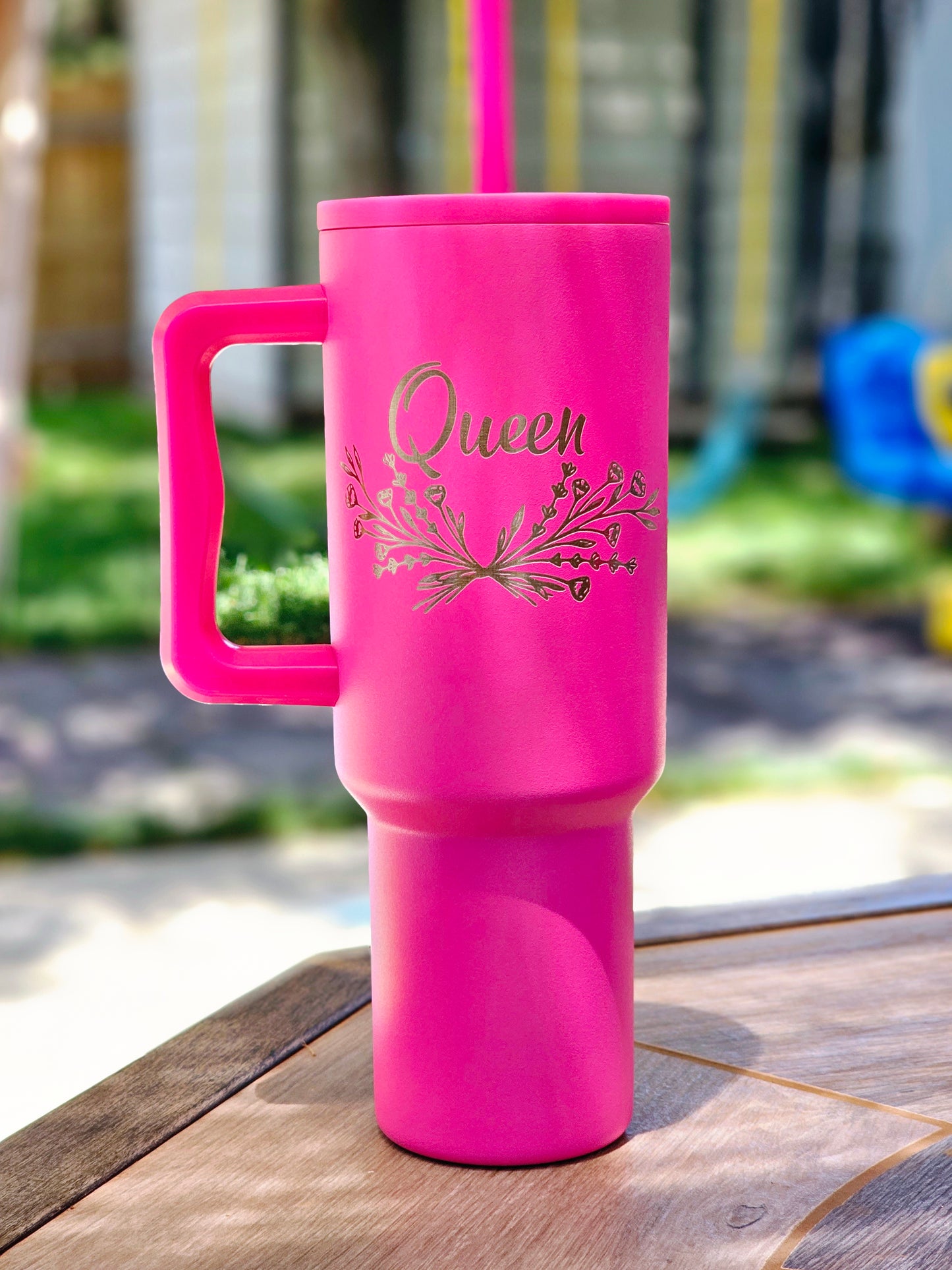 Vaso con grabado láser