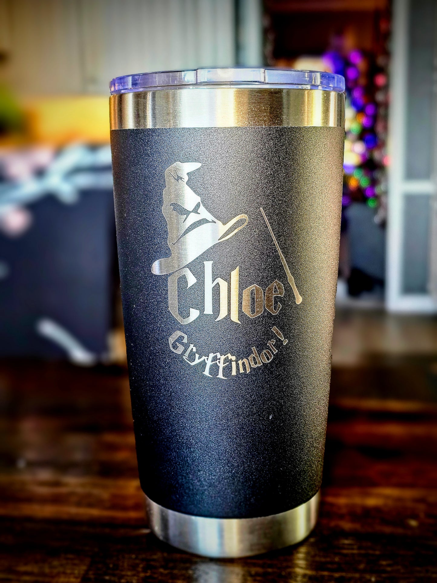 Vaso con grabado láser