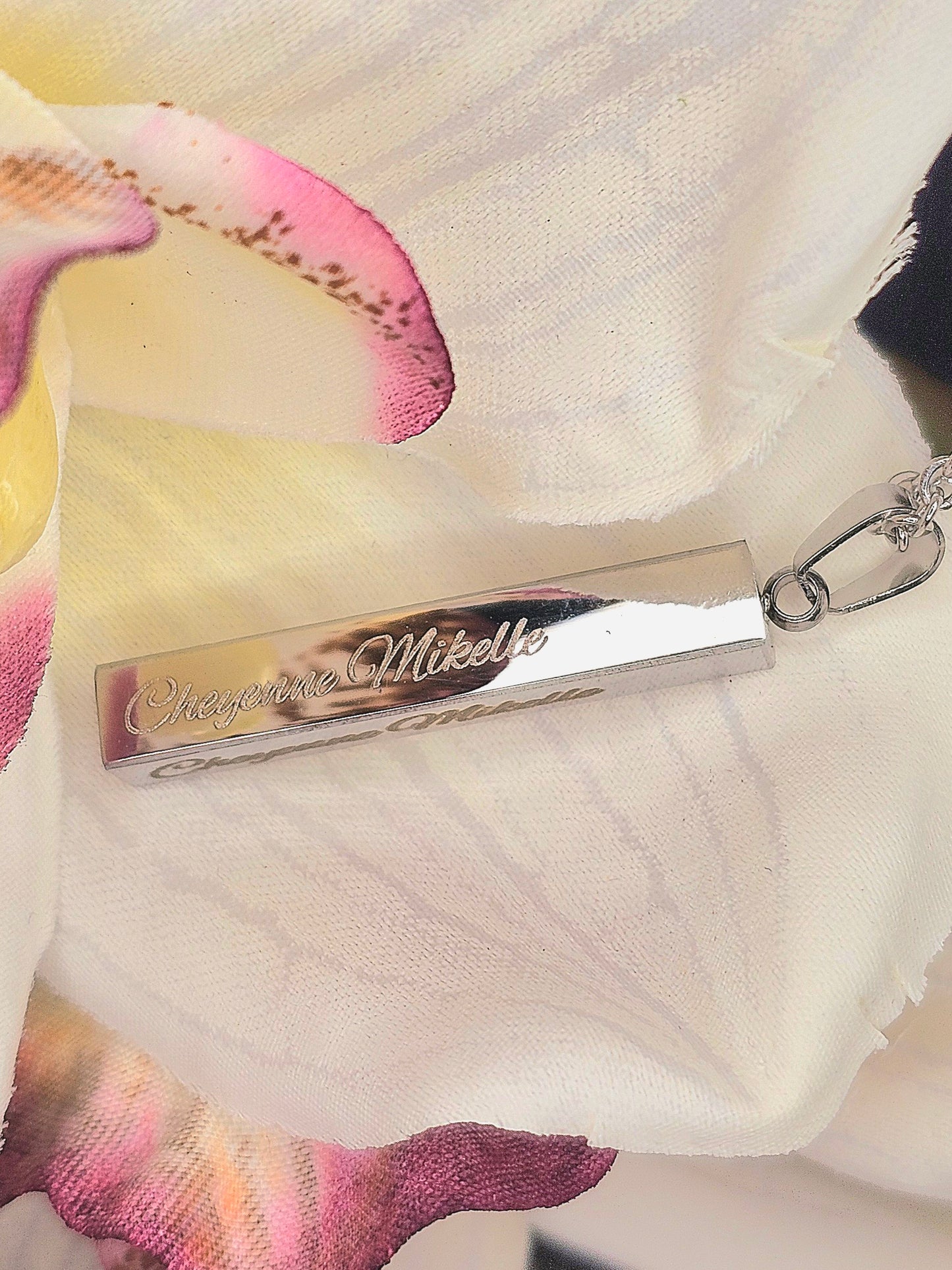 Bar Necklace, Personalized