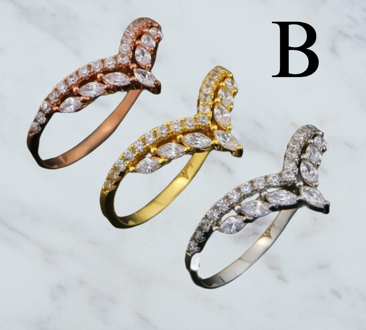 Anillo apilable con acento