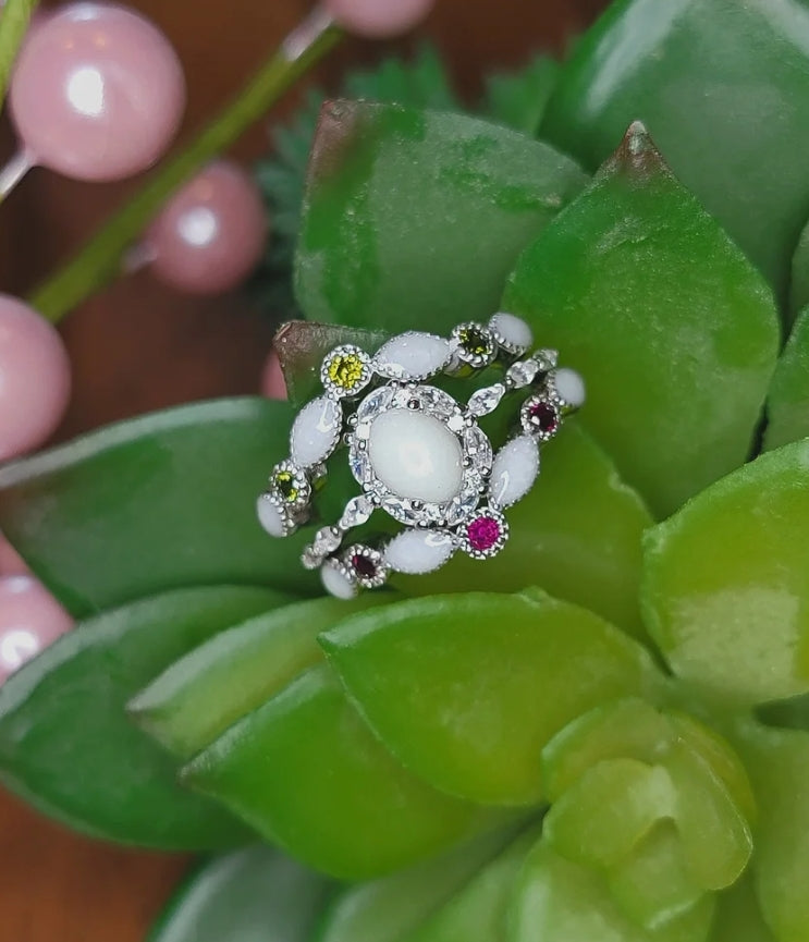 Anillo con piedra de nacimiento