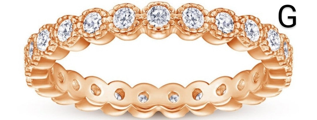 Anillo apilable con acento