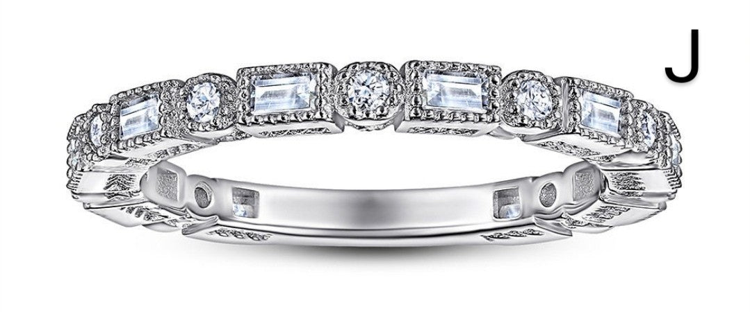 Anillo apilable con acento