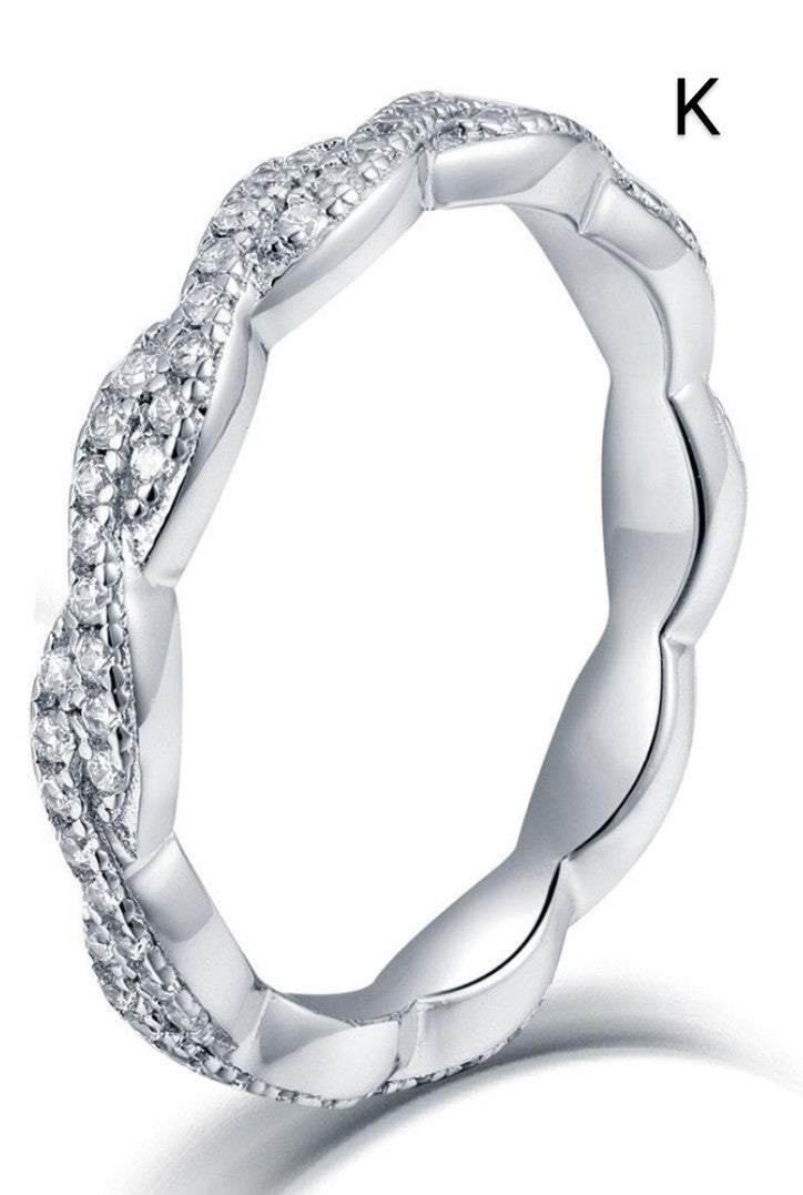 Anillo apilable con acento