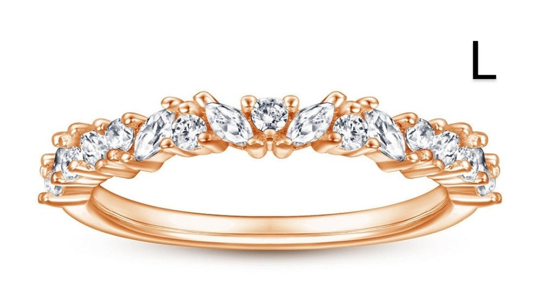 Anillo apilable con acento