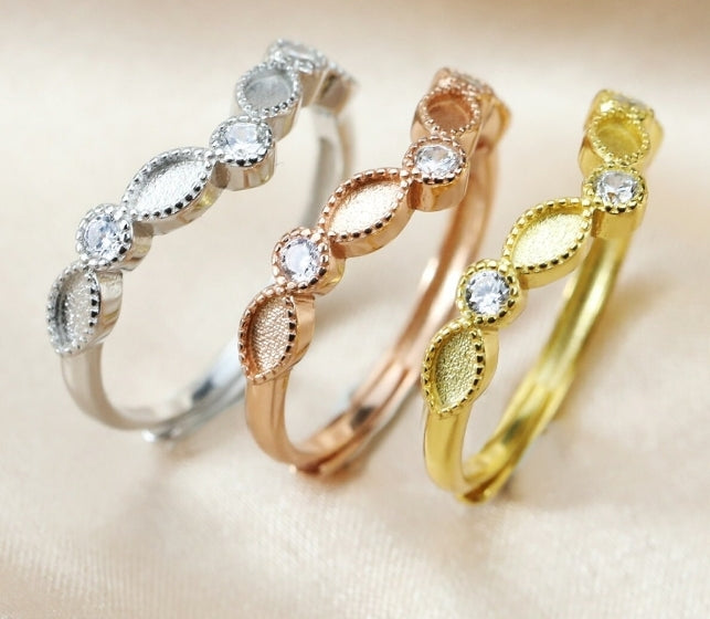 Anillo con piedra de nacimiento