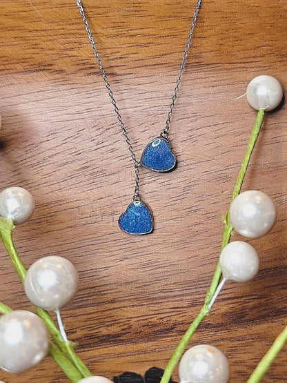 Collar de corazón de madre e hijo