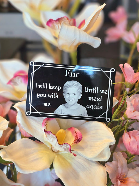 Eternal Impressions – Custom Metal Memorial Cards