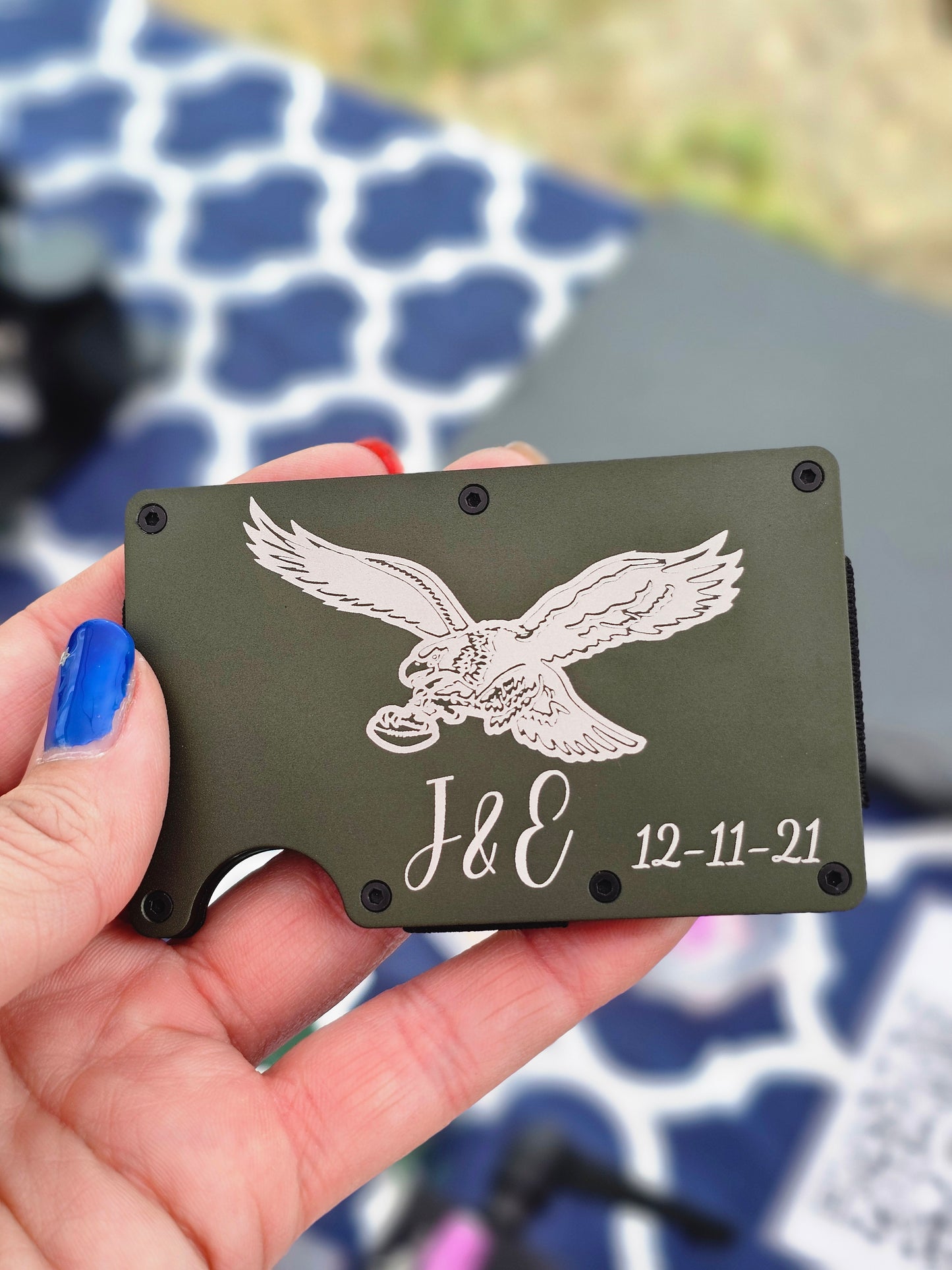Engraved Metal Wallet