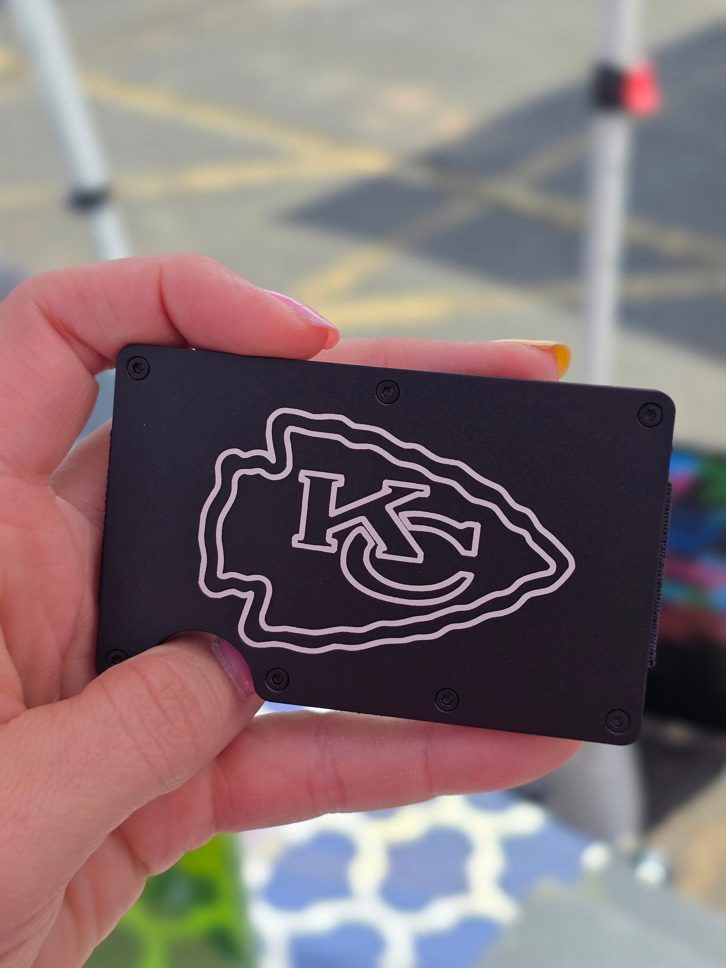 Engraved Metal Wallet