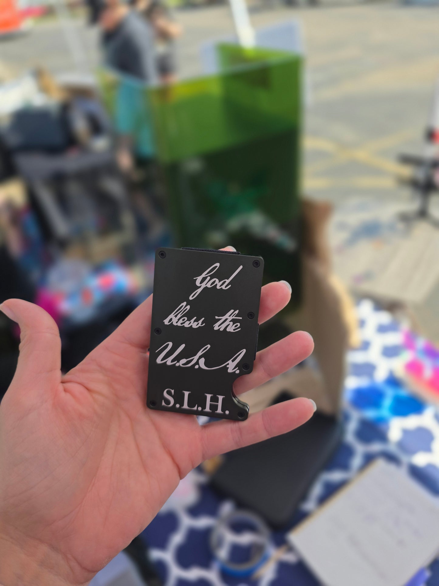 Engraved Metal Wallet