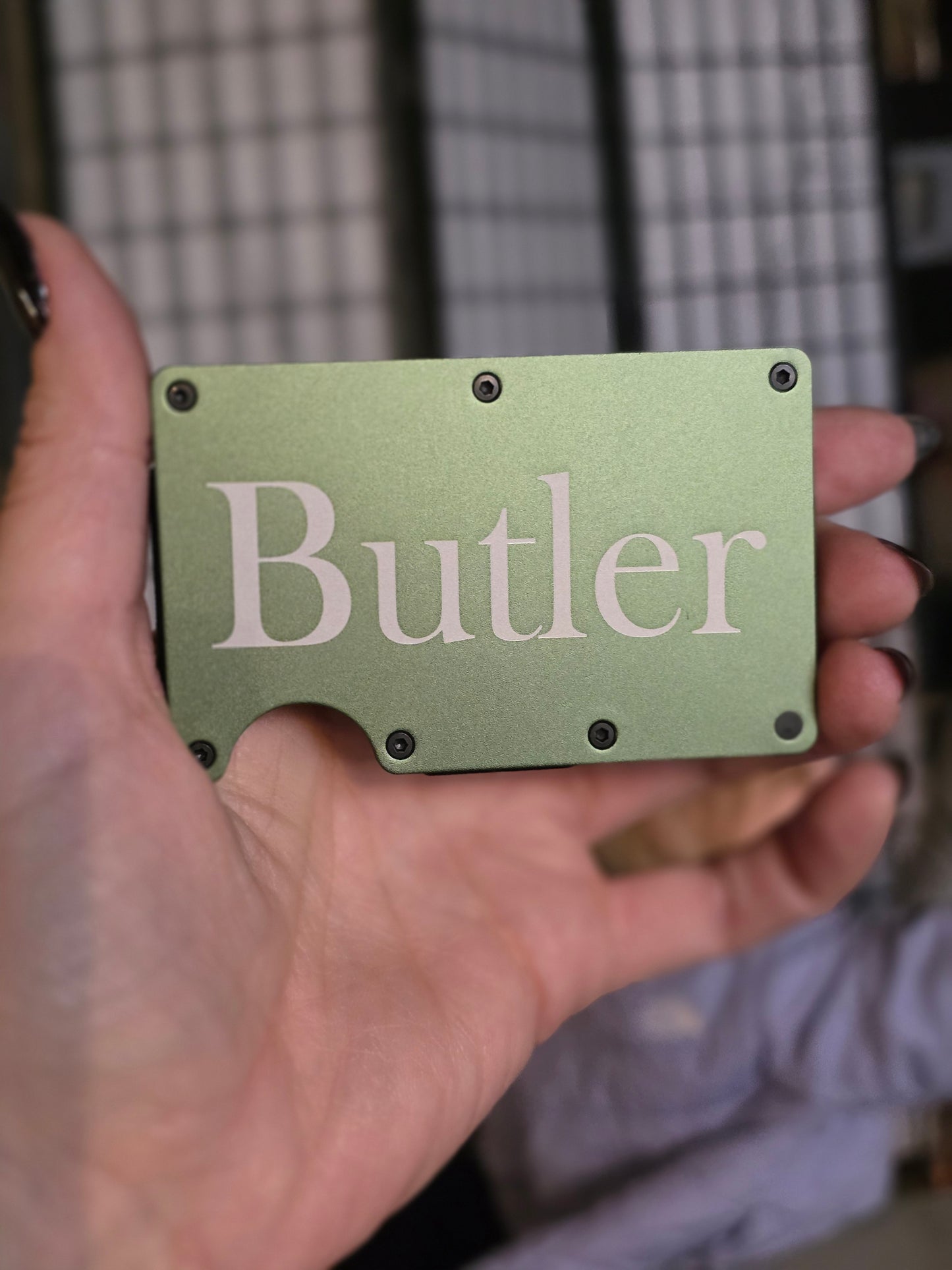 Engraved Metal Wallet